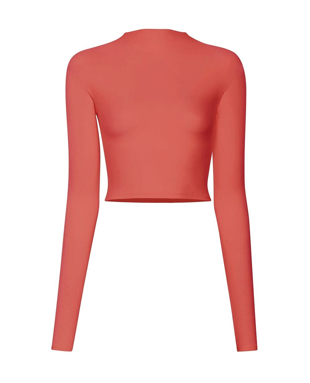 Lapointe Fitted Peach Modal Jersey Dolman Long Sleeve Crop Top Size S